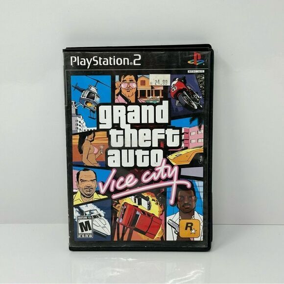Sony Other - Grand Theft Auto: Vice City (Sony PlayStation 2, 2002) PS2 Complete With Manual